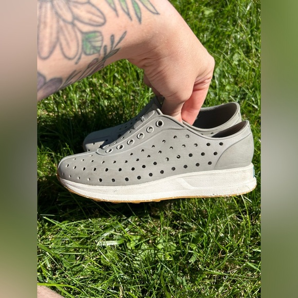 Kids Grey Native Shoes - Picture 4 of 6